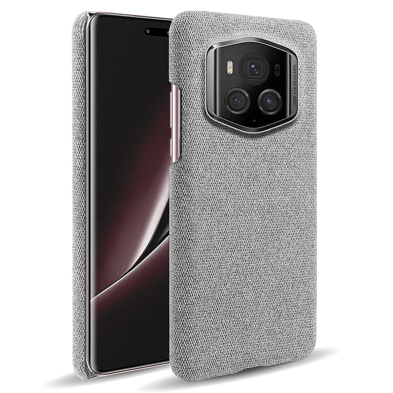 For Honor Magic6 RSR Porsche Design 5G Phone Cover Cloth+PC Drop-proof Back Case For Honor Magic6 RSR Porsche Design 5G Phone Cover Cloth+PC Drop-proof Back Case